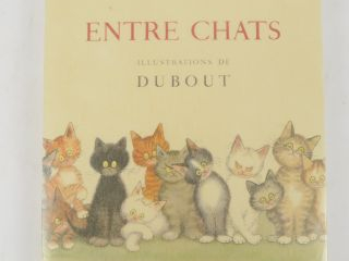 Vente aux enchères MERY (Dr F.). Entre chats. Illustrations de DUBOUT. Monte-Carlo, Editi