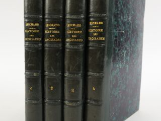 MICHAUD (Louis). Histoire des  croisades. Paris, Louis Vivès 1853. 4 v