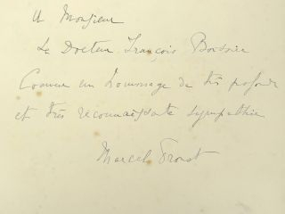 Vente aux enchères PROUST (Marcel). Les Plaisirs et les Jours. Illustrations de Madeleine