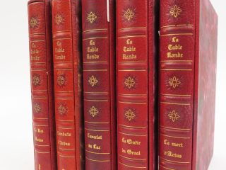 Vente aux enchères ROMANS DE LA TABLE RONDE (Les). I. Le Roi Artus. II. Les combats d'Art