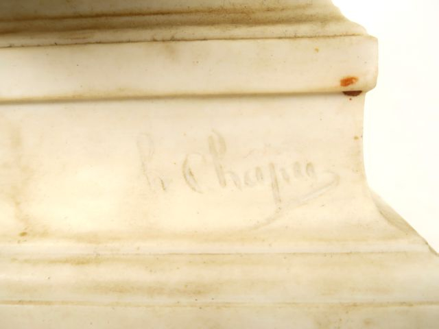 H. CHAPU "Carnot, Président de la République" Buste en biscuit de Sèvr
