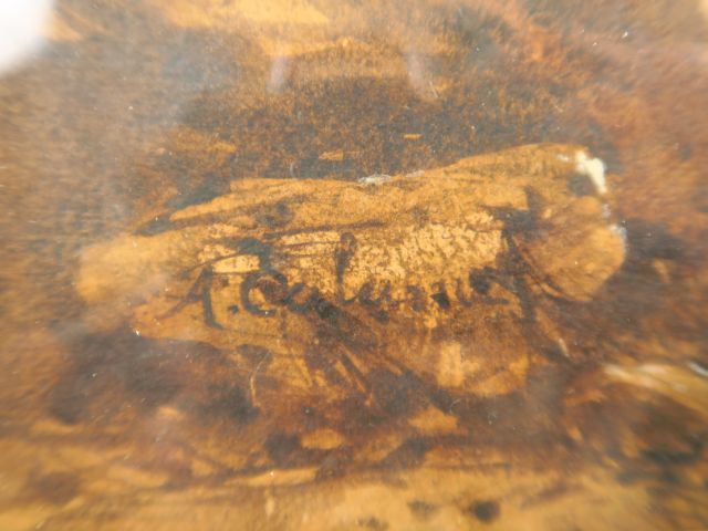 Alexandre CALAME "Repos en bords de rivière" Aquarelle. Signée en bas 