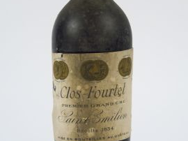1 BOUTEILLE CLOS FOURTET 1er GCC ST EMILION - 1934 - HEP/ES