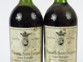 2 MAGNUMS MARQUIS DE ST ESTEPHE - 1976 - 1 LB/1 HEP/EA