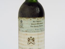 1 BOUTEILLE CHÂTEAU MOUTON ROTHSCHILD 1er GCC PAUILLAC - 1977 - LB-HEP