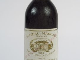 1 BOUTEILLE CHÂTEAU MARGAUX 1er GCC MARGAUX - 1982 -  BG
