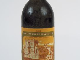 1 BOUTEILLE CHÂTEAU DUCRU BEAUCAILLOU GCC ST JULIEN - 1982 - BTLS