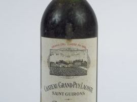 1 BOUTEILLE CHATEAU GRAND PUY LACOSTE GCC PAUILLAC - 1982 - LB-HEP