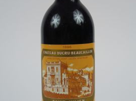1 BOUTEILLE CHÂTEAU DUCRU BEAUCAILLOU GCC ST JULIEN - 1986