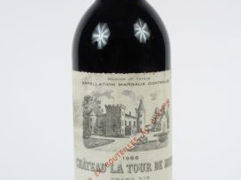 1 BOUTEILLE CHÂTEAU LA TOUR DE MONS CB MARGAUX - 1986 - BG