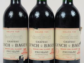 3 BOUTEILLES LYNCH BAGES GCC PAUILLAC - 1993 - ELA
