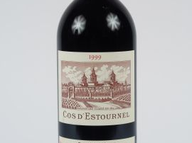 1 BOUTEILLE COS D'ESTOURNEL GCC ST ESTEPHE - 1999