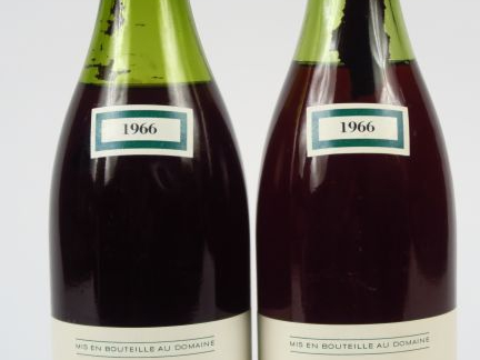 2 BOUTEILLES NUITS ST GEORGES 1er CRU 'LES PRULIERS' H. GOUGES - 1966 