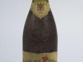 1 BOUTEILLE CHATEAUNEUF DE PAPE 'CLOS DE PAPES' P. AVRIL - 1976 - BS/3