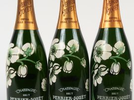 3 BOUTEILLES CHAMPAGNE PERRIER JOUET 'BELLE EPOQUE' - 1989