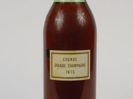 Vente aux enchères 1 BOUTEILLE COGNAC FINE CHAMPAGNE - 1875