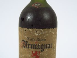Vente aux enchères 1 POT (2,5 l) ARMAGNAC VIEILLE RESERVE R. ETCHART - 1898 - BOUCHON SOR