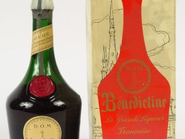 1 BOUTEILLE BENEDICTINE D.O.M 43° - COFFRET