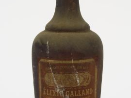 Vente aux enchères 1 VIEILLE BOUTEILLE ELIXIR GALLAND