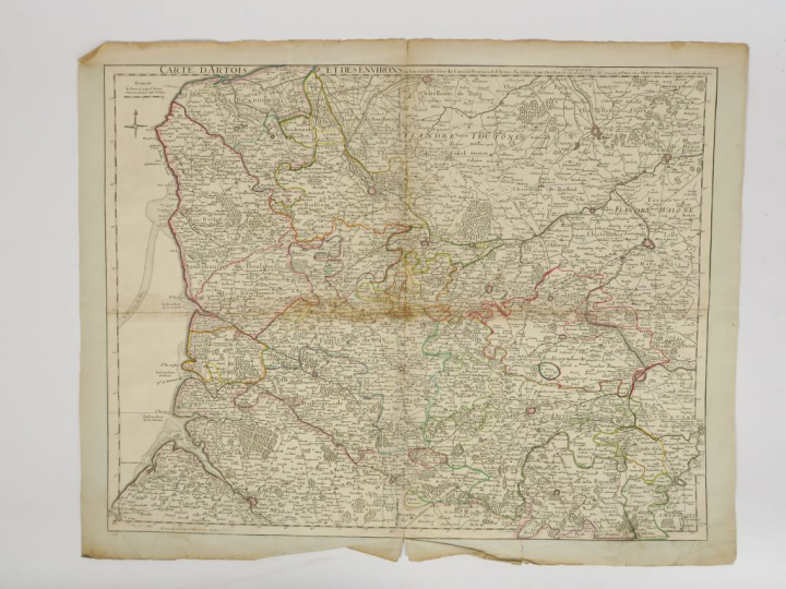Lot de 3 cartes :  DE L'ISLE Guillaume. - Carte de Provence et des ter