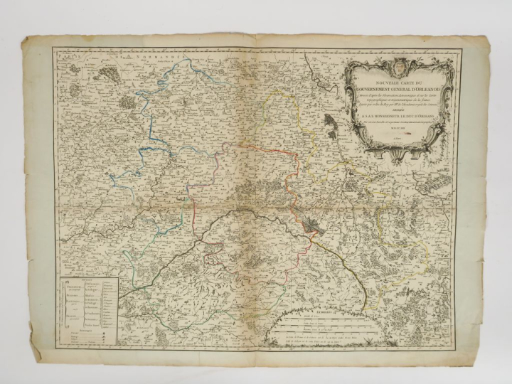 Lot de 3 cartes :  DE L'ISLE Guillaume. - Carte de Provence et des ter