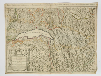 Vente aux enchères Lot de 7 cartes :  JAILLOT Hubert.  - Partie méridionale des cantons d