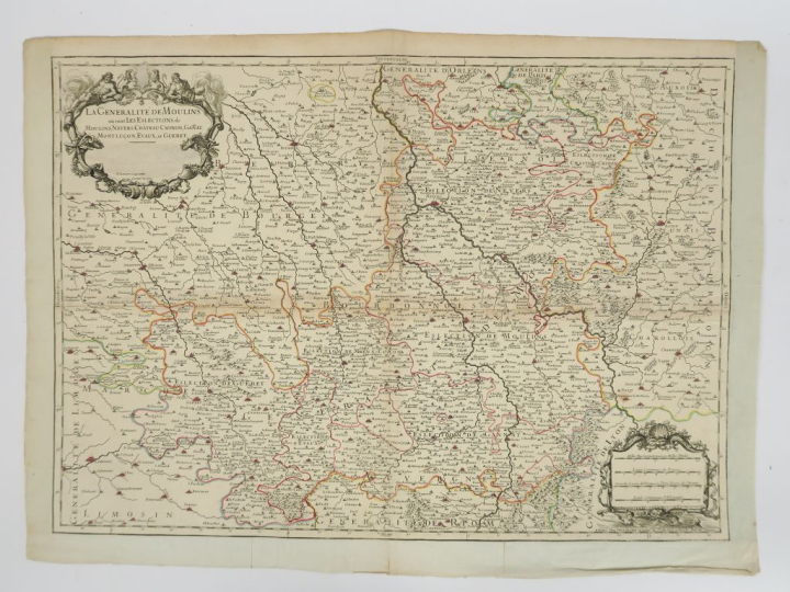 Lot de 9 cartes :  - Provinces de France  JAILLOT Hubert.  - Province 