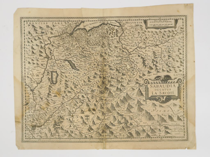 Lot de 3 cartes :  HONDIUS. - Sabodia Ducatus. Extrait d'un livre SANS