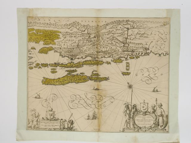 ROSSI. Jacques - Carte La Croatia e contea di Zara. 1690. 2 cartes