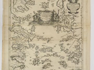 ROSSI Jacomo - Carte Arcipelago Mar Egeo. 1685