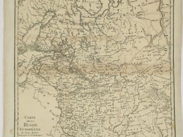 Lot de 4 cartes :  D'ANVILLE - Carte général de la Tartarie chinoise. 
