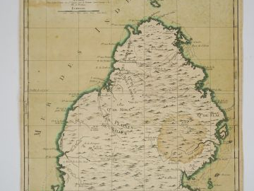 LA CAILLE (l'abbé) - Carte de l'isle de France. 1753