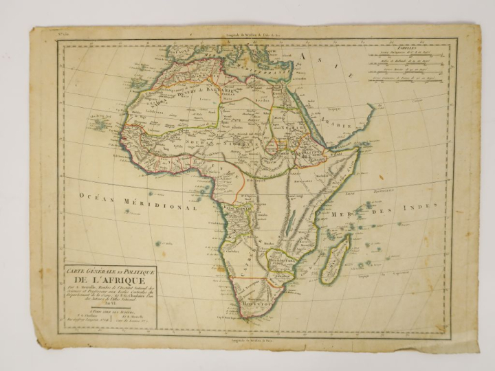 Ensemble de cartes XVIIIème '- Cap Verd, Iles canaries par Bellin 1746