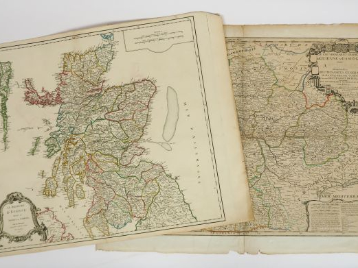 Ensemble de cartes XVIIIème et XIXème  - Carte Provinces de l'Espagne 