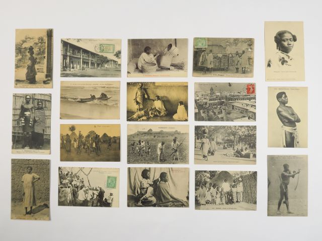 Album "Afrique" comprenant environ 370 cartes postales Ethiopie (5)  A