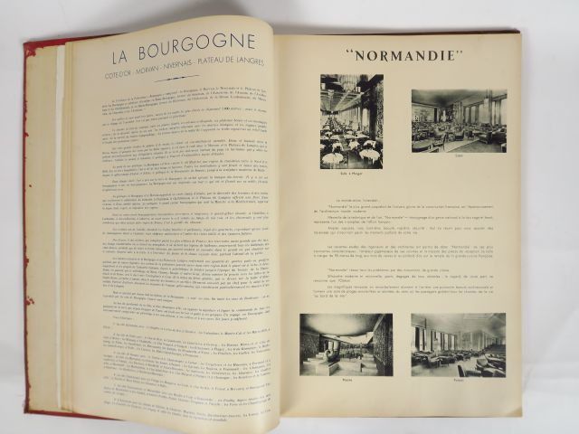 Trois dépliants et un ouvrage sur la Compagnie Générale Transatlantiqu