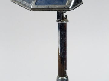 Lampe rétro en métal chromé