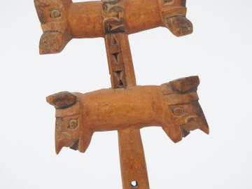 Elément de proue Yamna/Wadke, Humbold Bay ou Wakde Yamna region, Papou