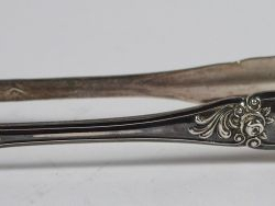 Pelle à sucre Napoléon III de style Rocaille en argent, poinçon Minerv