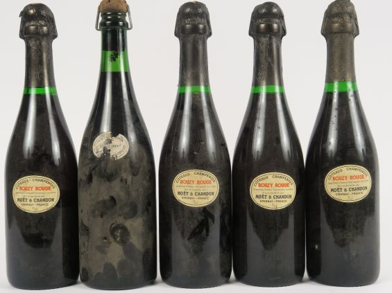 5 BOUTEILLES BOUZY ROUGE MOËT   CHANDON