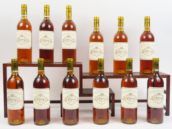 12 BOUTEILLES CHÂTEAU DOISY VEDRINES CC SAUTERNES - 1989 - CBO