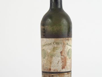 1 BOUTEILLE CHÂTEAU CHEVAL BLANC 1er GCC ST EMILION - 1927 - VIDANGE/C