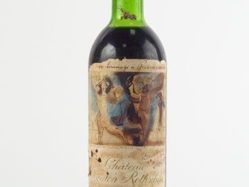 1 BOUTEILLE CHÂTEAU MOUTON ROTHSCHILD 1er GCC PAUILLAC - 1973 - HEP/EA