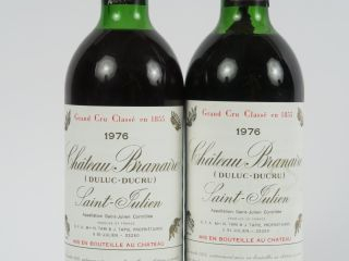 2 BOUTEILLES CHÂTEAU BRANAIRE GCC ST JULIEN - 1976 - HEP