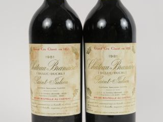 2 MAGNUMS CHÂTEAU BRANAIRE GCC ST JULIEN - 1981 - BG/ELT