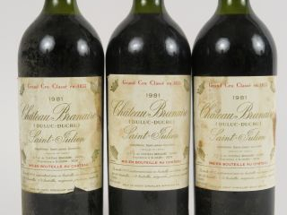 Vente aux enchères 3 MAGNUMS CHÂTEAU BRANAIRE GCC ST JULIEN - 1981 - HEP +/ETLT