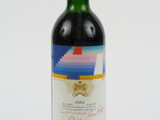 1 BOUTEILLE CHÂTEAU MOUTON ROTHSCHILD 1er GCC PAUILLAC - 1984 - HEP+/C