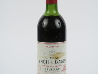 Vente aux enchères 1 BOUTEILLE CHÂTEAU LYNCH BAGES GCC PAUILLAC - 1984 - HEP-MEP/ETLT