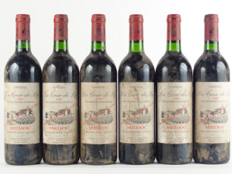 Vente aux enchères 6 BOUTEILLES CHÂTEAU LA TOUR DE BY CB MEDOC - 1989 - BS/BG