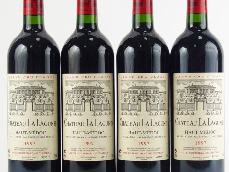 4 BOUTEILLES CHÂTEAU LA LAGUNE GCC HAUT MEDOC - 1997